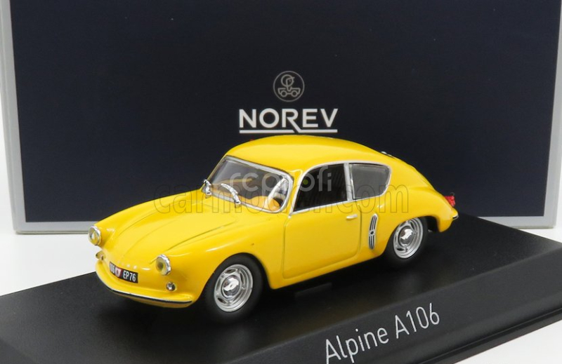 Norev Renault Alpine A106 1956 1:43 Žlutá
