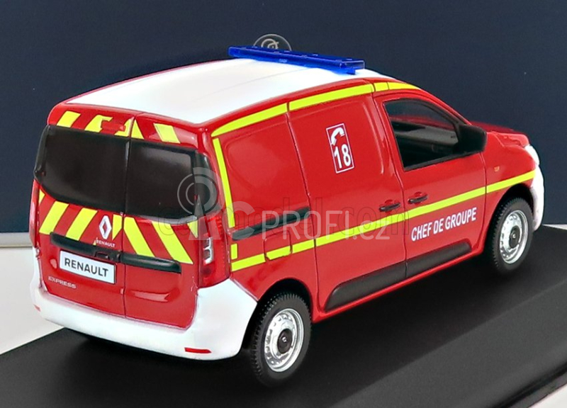 Norev Renault Express Van Sapeurs Pompiers 2021 1:43 Červená Bílá