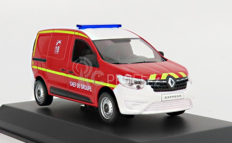 Norev Renault Express Van Sapeurs Pompiers 2021 1:43 Červená Bílá