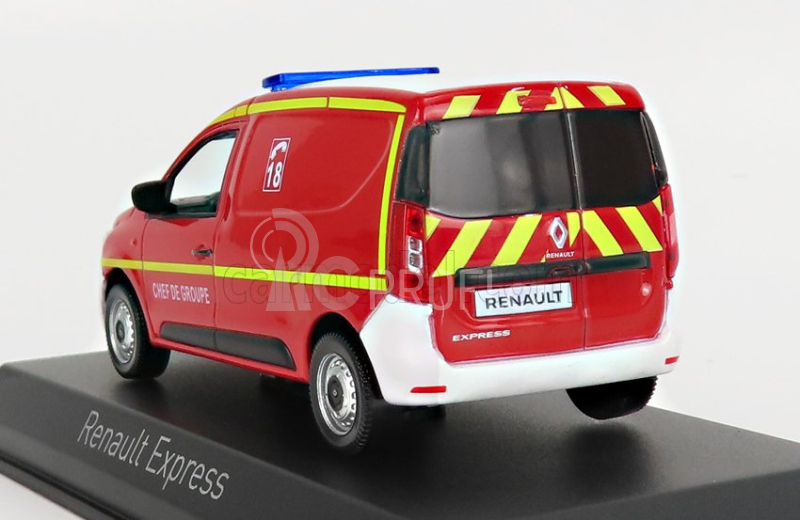 Norev Renault Express Van Sapeurs Pompiers 2021 1:43 Červená Bílá