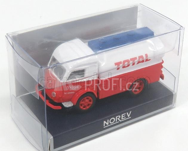 Norev Renault Galion Tanker Truck Fuel Total 1963 1:87 Červená Bílá Modrá