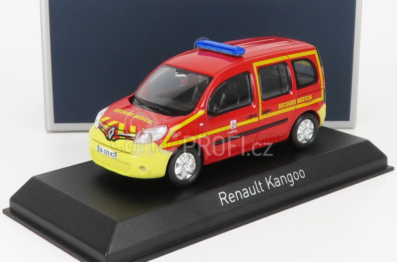 Norev Renault Kangoo Secours Sante Pompiers 2013 1:43 Červená Žlutá