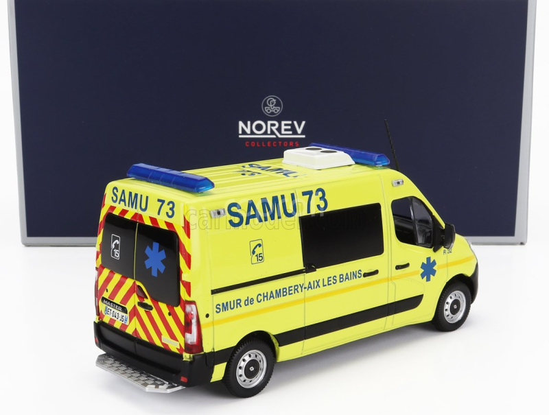 Norev Renault Master Van Samu Ambulance 2014 1:43 Žlutá