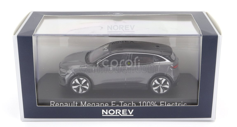 Norev Renault Megane E-tech 100% Electric 2022 1:43 Šedá Černá