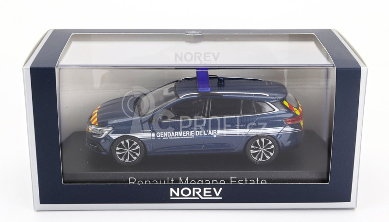 Norev Renault Megane Sport Tourer Sw Station Wagon Gendarmerie De L'air 2022 1:43 Blue