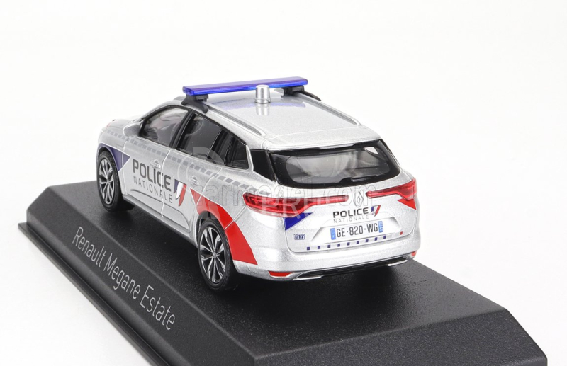 Norev Renault Megane Sport Tourer Sw Station Wagon Police Nationale 2022 1:43 Silver Red