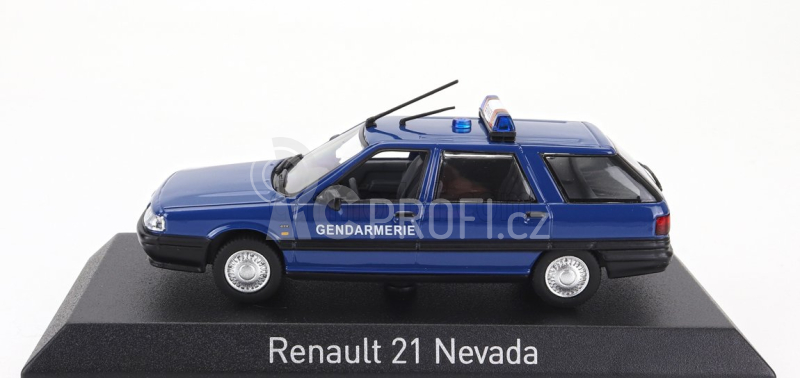 Norev Renault R21 Nevada Sw Station Wagon Gendarmerie 1994 1:43 Blue