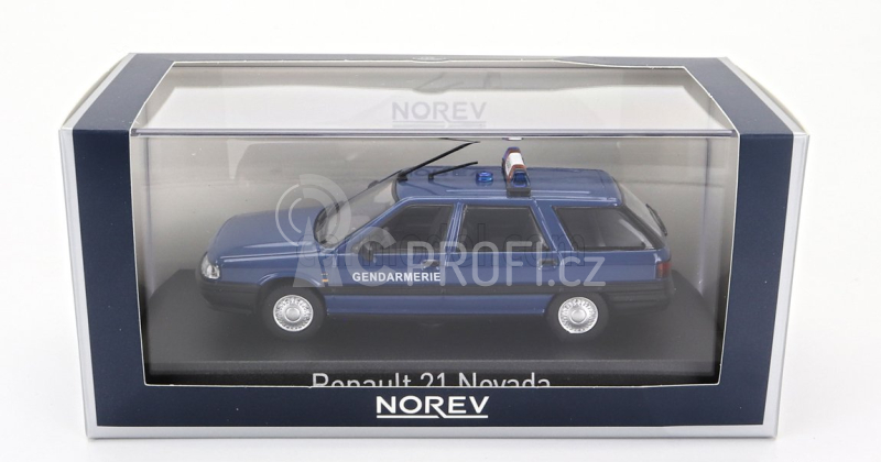 Norev Renault R21 Nevada Sw Station Wagon Gendarmerie 1994 1:43 Blue