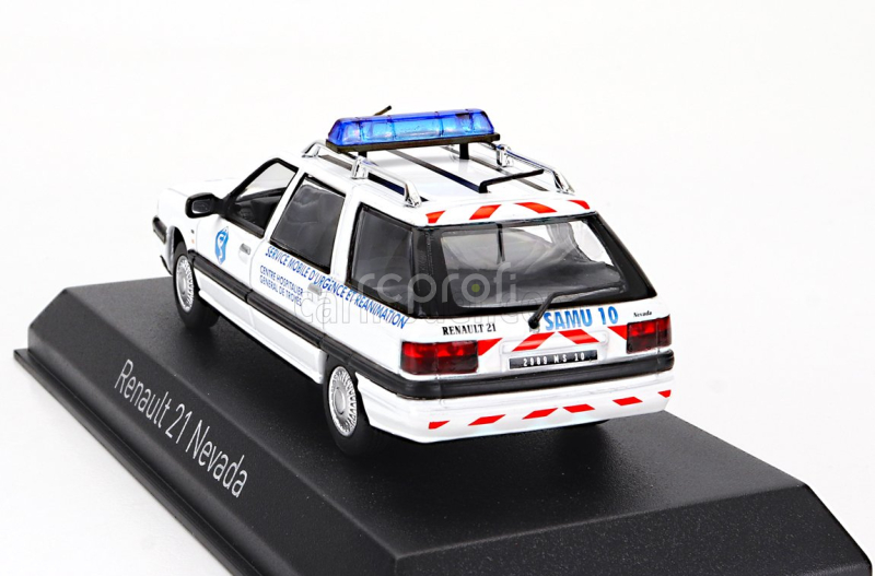 Norev Renault R21 Nevada Sw Station Wagon Samu Ambulance 1991 1:43 Bílá