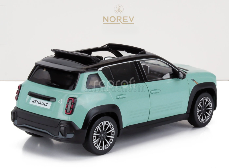 Norev Renault R4 E-tech 100% Open Roof 2025 1:18 Světle Zelená