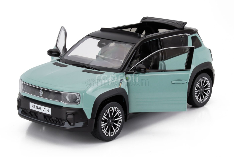 Norev Renault R4 E-tech 100% Open Roof 2025 1:18 Světle Zelená