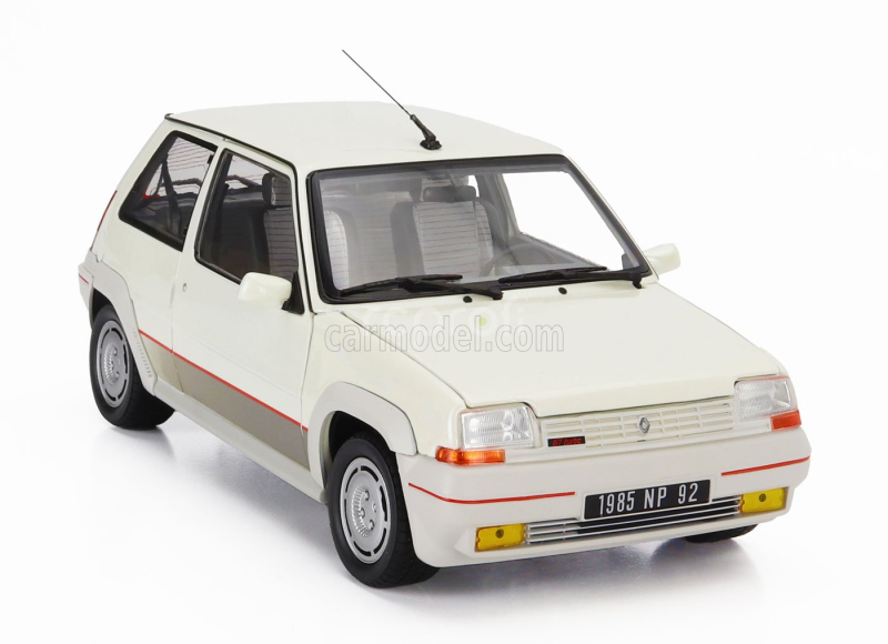Norev Renault R5 Supercinque Gt Turbo Phase I 1985 1:18 Bílá Perla