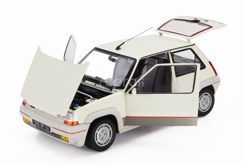 Norev Renault R5 Supercinque Gt Turbo Phase I 1985 1:18 Bílá Perla