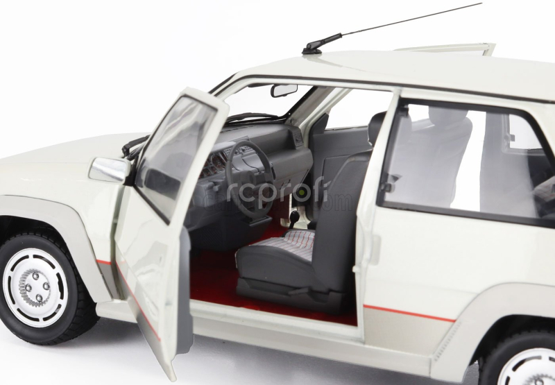 Norev Renault R5 Supercinque Gt Turbo Phase I 1985 1:18 Bílá Perla