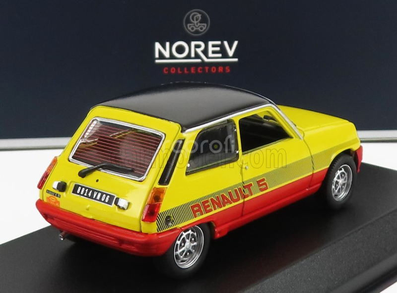 Norev Renault R5 Ts Montecarlo 1978 1:43 Žlutá Červená