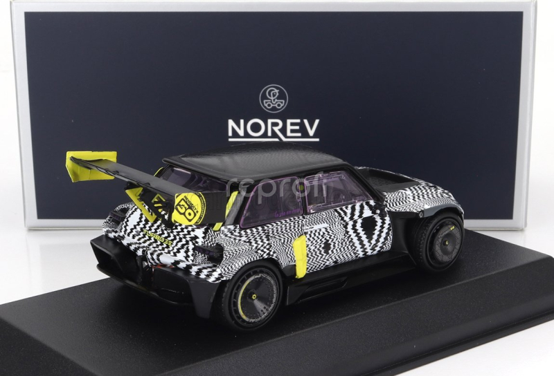 Norev Renault R5 Turbo 3e E-tech 2022 1:43 Černá Bílá Žlutá