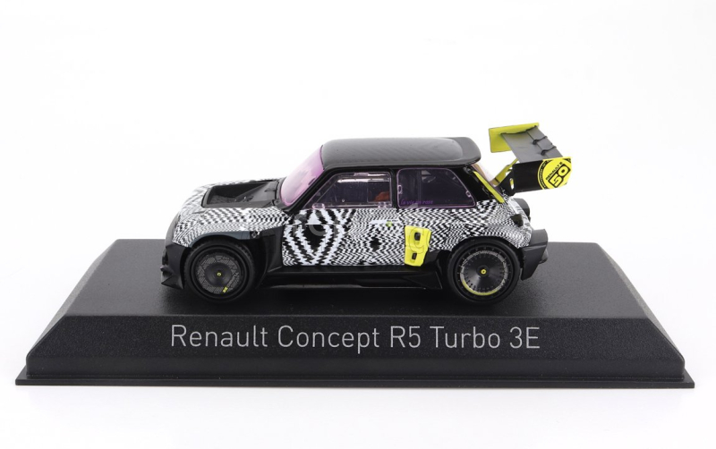 Norev Renault R5 Turbo 3e E-tech 2022 1:43 Černá Bílá Žlutá
