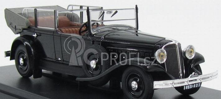 Norev Renault Reinastella Cabriolet 1936 - Personal Car Albert Lebrun 1:43 Black