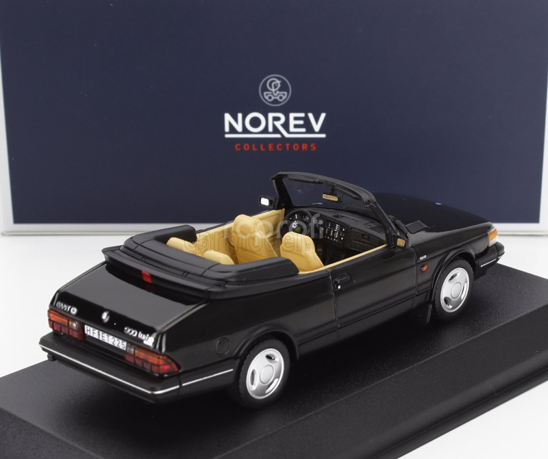 Norev Saab 900 Turbo Cabriolet 1992 1:43 Black