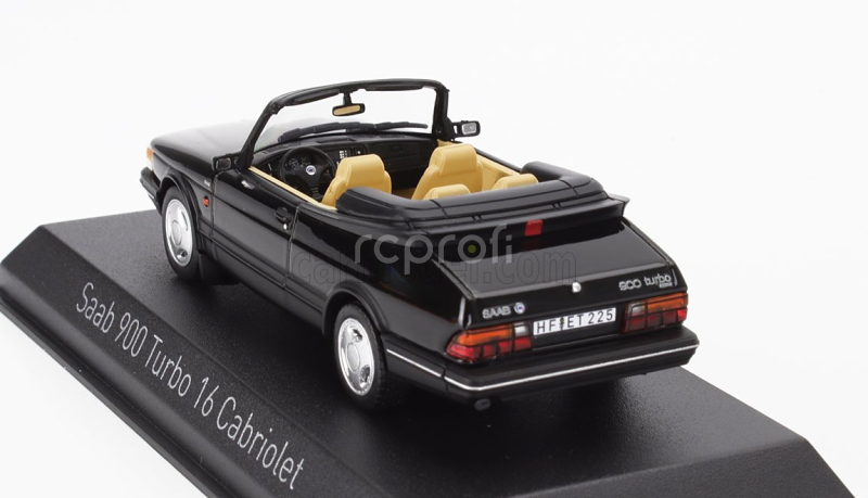 Norev Saab 900 Turbo Cabriolet 1992 1:43 Black