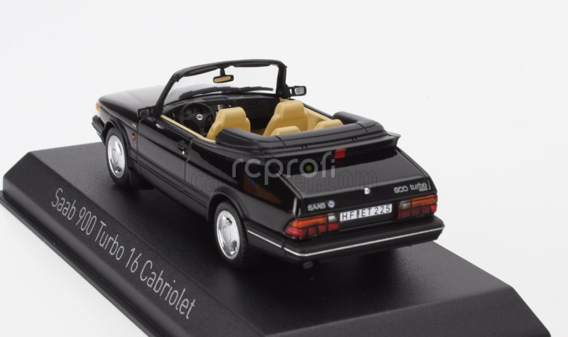 Norev Saab 900 Turbo Cabriolet 1992 1:43 Black