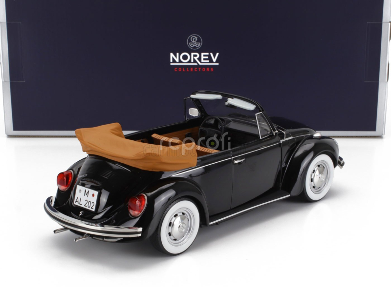 Norev Volkswagen Beetle 1303 Cabriolet 1972 1:18 Black