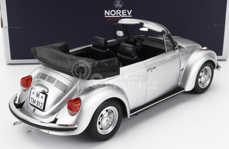 Norev Volkswagen Beetle 1303 Cabriolet 1973 1:18 Silver