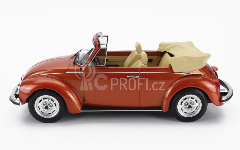 Norev Volkswagen Beetle 1303 Cabriolet Open 1976 1:18 Brown Met