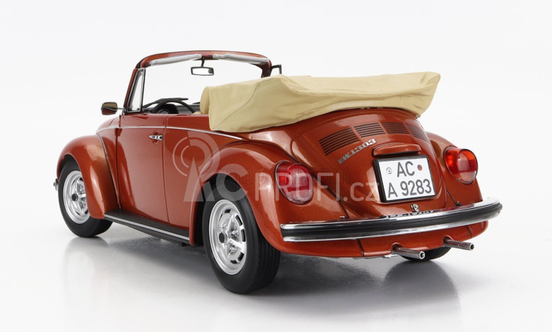 Norev Volkswagen Beetle 1303 Cabriolet Open 1976 1:18 Brown Met