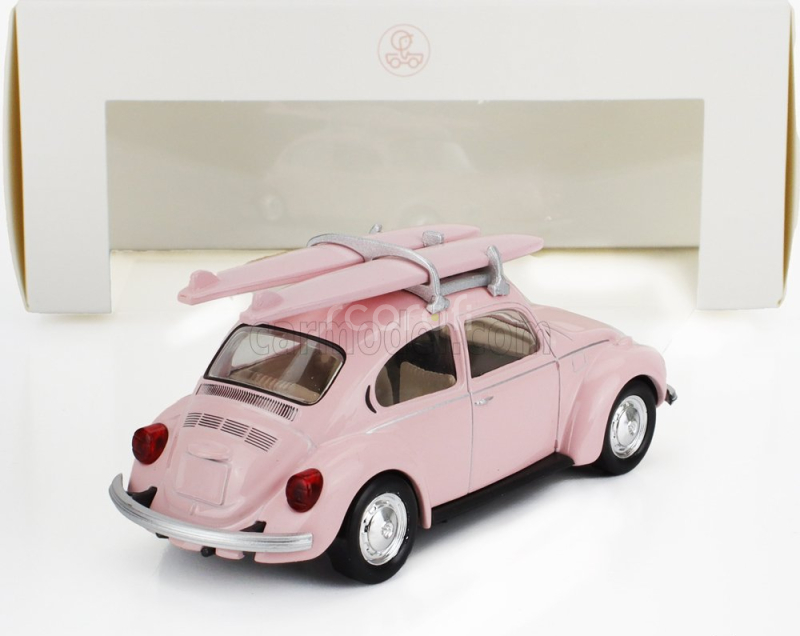 Norev Volkswagen Beetle Coccinelle 1973 - With Surfing Board 1:43 Pink