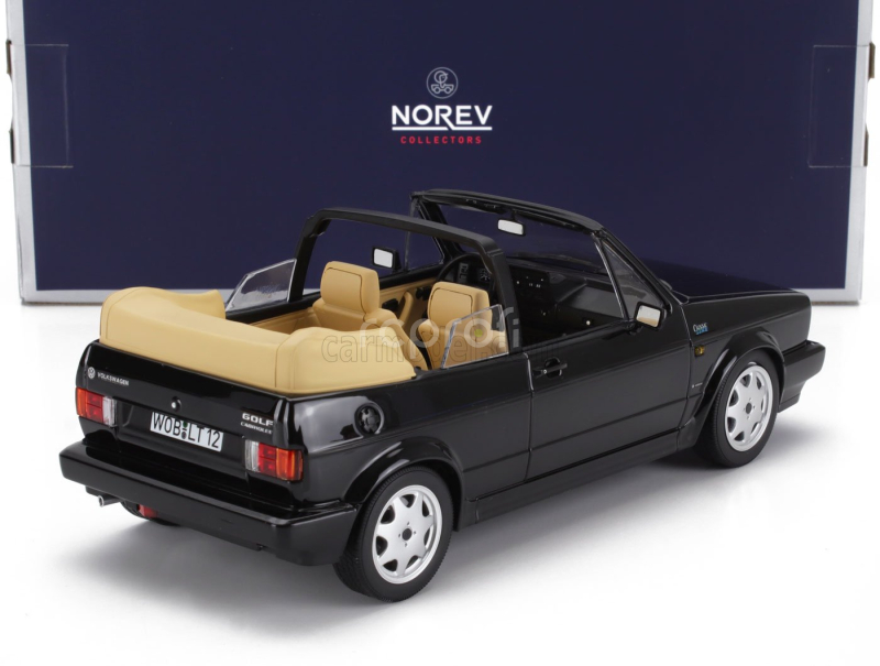 Norev Volkswagen Golf 1-series Cabriolet 1992 1:18 Black