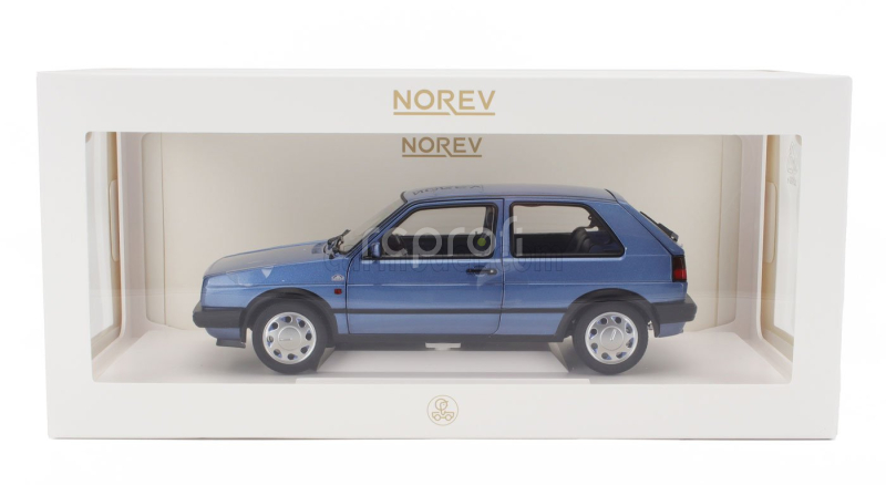 Norev Volkswagen Golf Ii 10 Millionen 1988 1:18 Star Blue Met