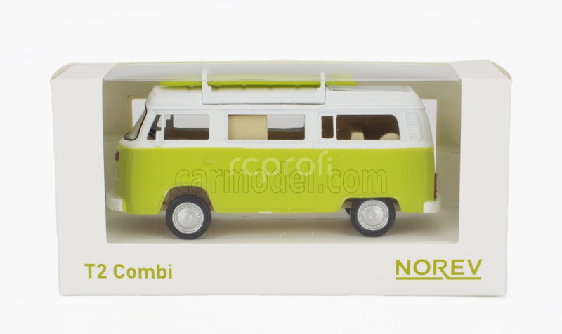 Norev Volkswagen T2b Camper Van 1962 1:43 Světle Zelená Bílá