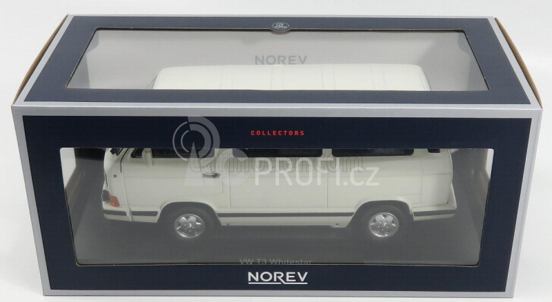 Norev Volkswagen T3 Multivan Minibus White Star 1992 1:18 Bílá