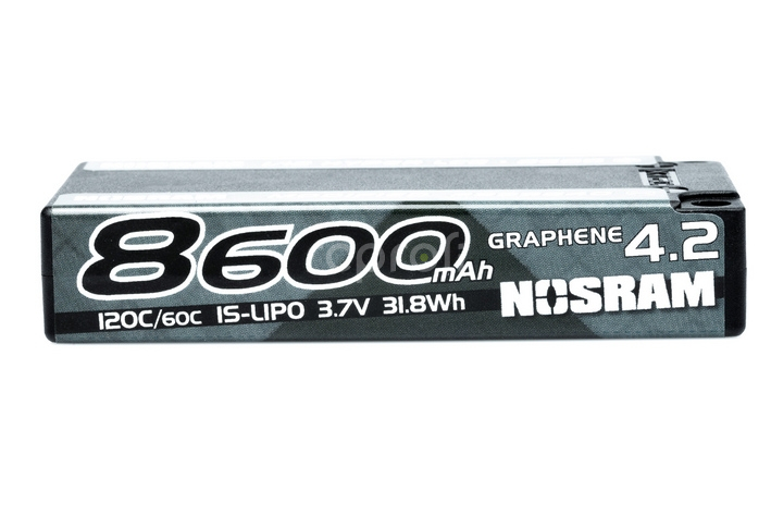 NOSRAM 1/12 Hyper LCG Modified GRAPHENE-4.2 8600mAh Hardcase akumulátor - 3.7V - 120C/60C