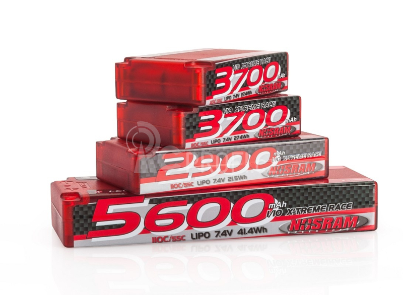 NOSRAM 5600 - TC LCG - 110C/55C - 7.4V LiPo - 1/10 Competition Car Line Hardcase