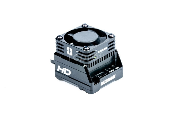 NOSRAM Hliníkový HighRev. ventilátor pro regulátory 30x30x10mm - 1S/2S - ESC konektor