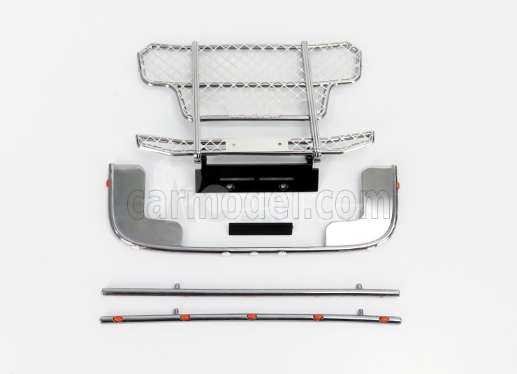 Nzg Accessories Bullbar For Scania S730 V8 Tractor Truck 2-assi 2017 1:18 Silver