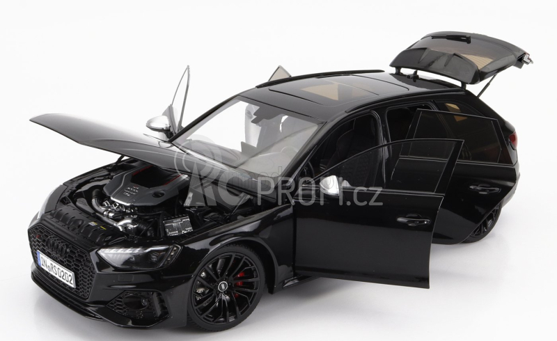 Nzg Audi A4 Rs4 Avant Sw Station Wagon 2020 1:18 Black