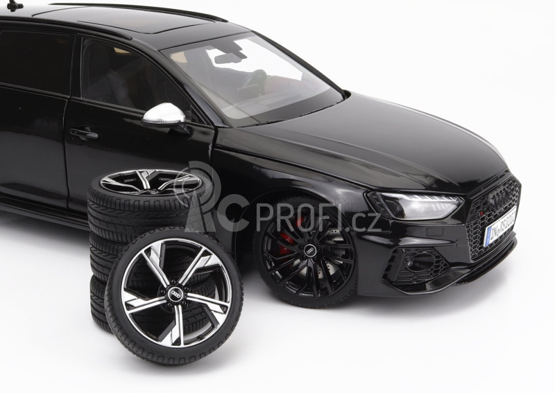 Nzg Audi A4 Rs4 Avant Sw Station Wagon 2020 1:18 Black