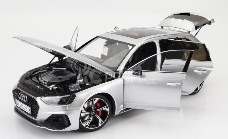 Nzg Audi A4 Rs4 Avant Sw Station Wagon 2020 1:18 Silver