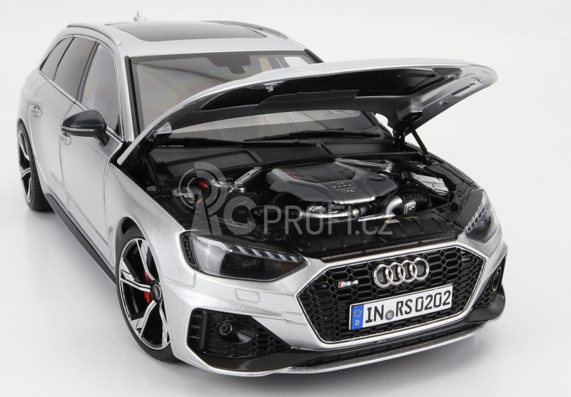 Nzg Audi A4 Rs4 Avant Sw Station Wagon 2020 1:18 Silver