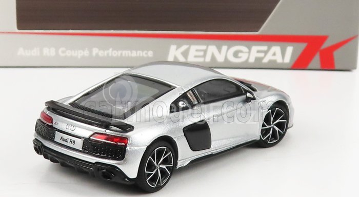 Nzg Audi R8 Coupe Performance 2019 1:64 Silver