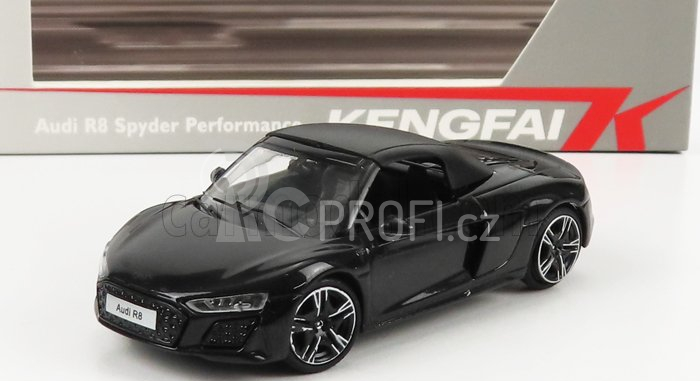 Nzg Audi R8 Spider Performance 2019 1:64 Black