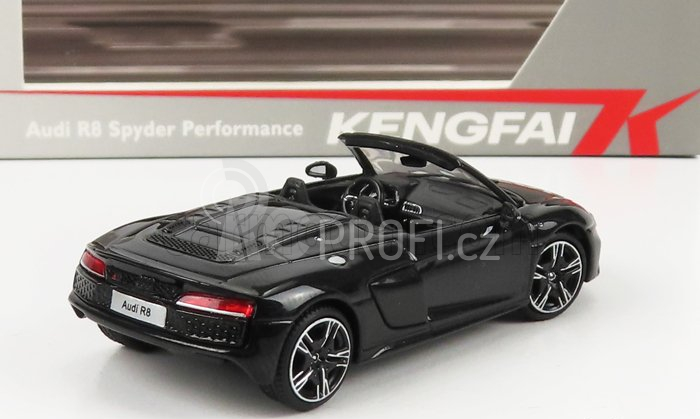 Nzg Audi R8 Spider Performance 2019 1:64 Black