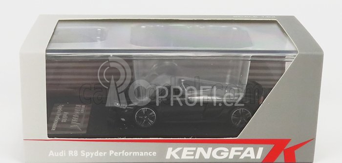 Nzg Audi R8 Spider Performance 2019 1:64 Black