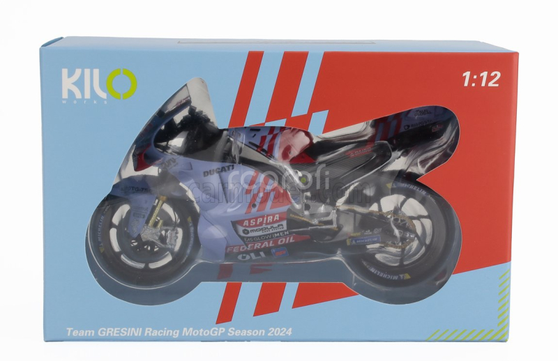 Nzg Ducati Desmosedici Gp23 Team Gresini Racing N 93 Motogp Season 2024 Marc Marquez 1:12 Světle Modrá