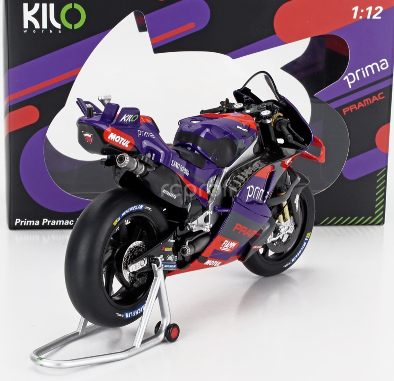 Nzg Ducati Desmosedici Gp24 Team Pramac Racing N 21 Motogp Season 2024 Franco Morbidelli 1:12 Fialová Červená Černá