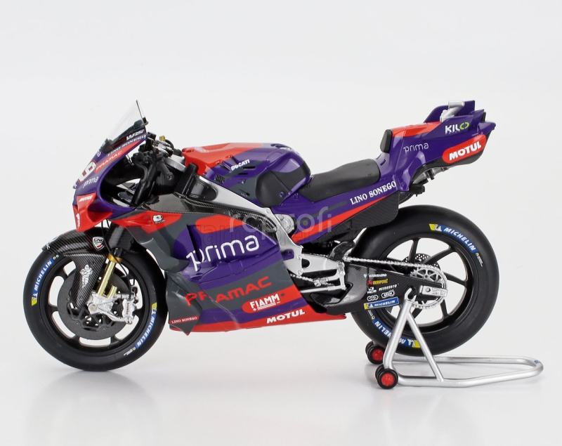 Nzg Ducati Desmosedici Gp24 Team Pramac Racing N 89 World Champion Motogp Season 2024 Jorge Martin 1:12 Fialová Červená Černá