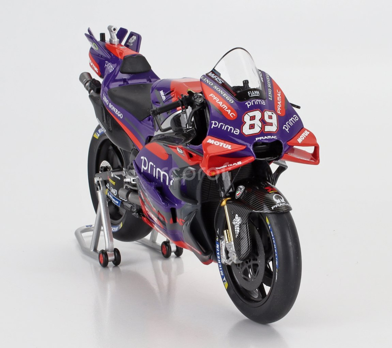 Nzg Ducati Desmosedici Gp24 Team Pramac Racing N 89 World Champion Motogp Season 2024 Jorge Martin 1:12 Fialová Červená Černá